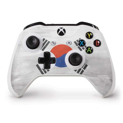 South Korean Flag Distressed Xbox One S Controller Skin
